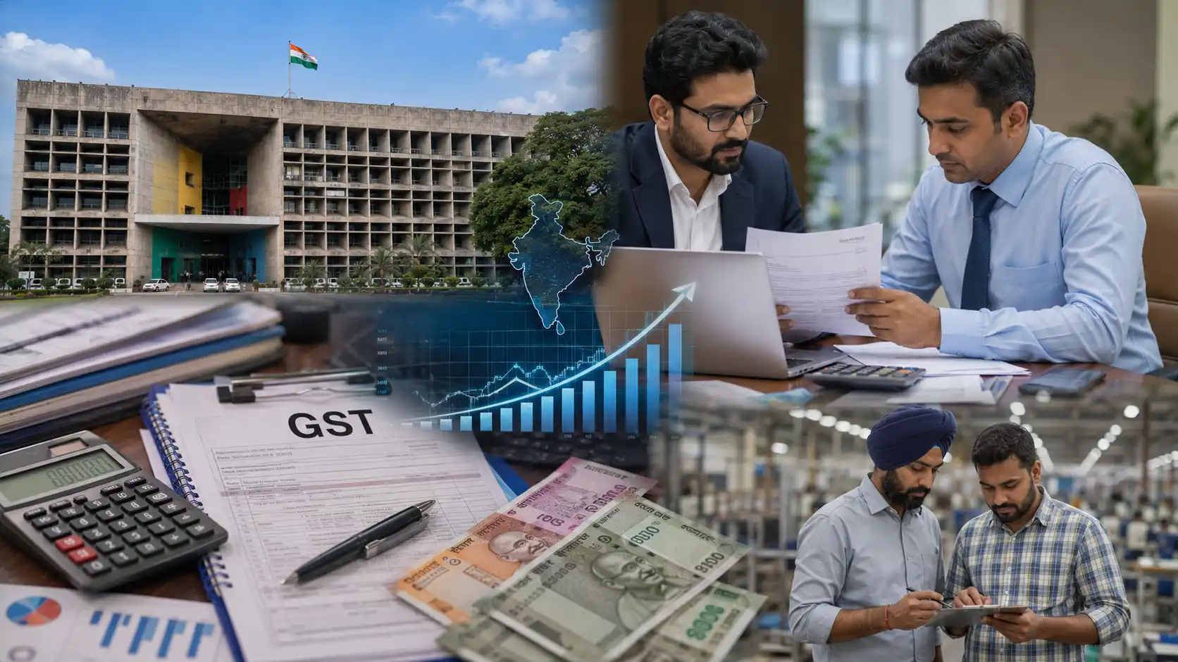 Punjab Economy: ਪਹਿਲੀ ਤਿਮਾਹੀ ਵਿੱਚ ਪੰਜਾਬ ਦੇ GST Collection ਵਿੱਚ 24.5% ਦਾ ਵਾਧਾ, ਕਾਰੋਬਾਰਾਂ ਨੂੰ ₹1,270 ਕਰੋੜ ਦੇ Refund ਜਾਰੀ
